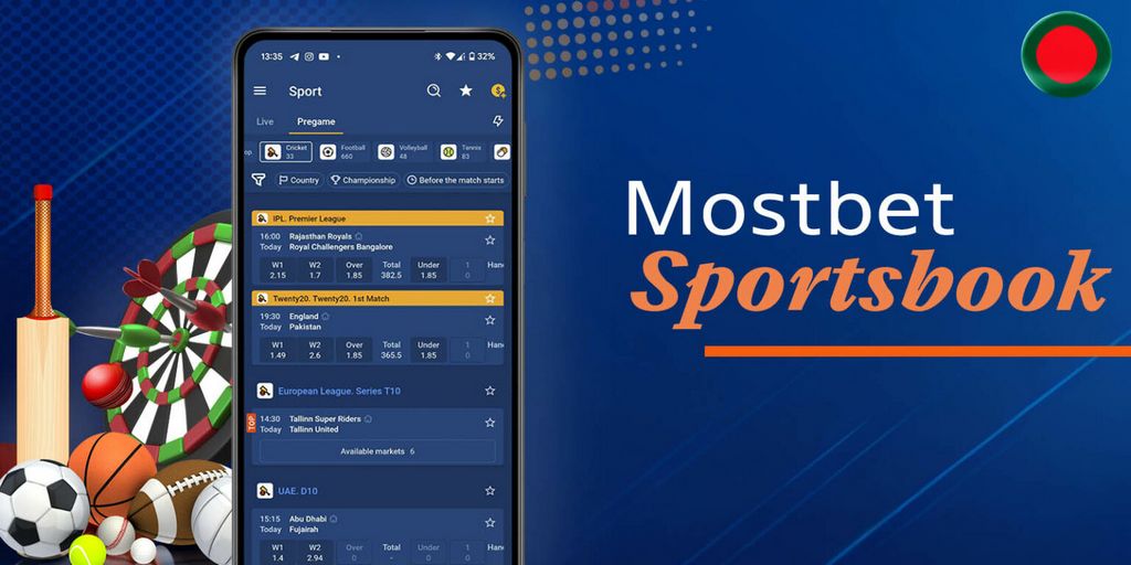 Ставки с приложением Mostbet